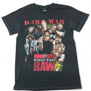 WWE Legends Monday Night RAW Wrestling Black T-shirt Size Small